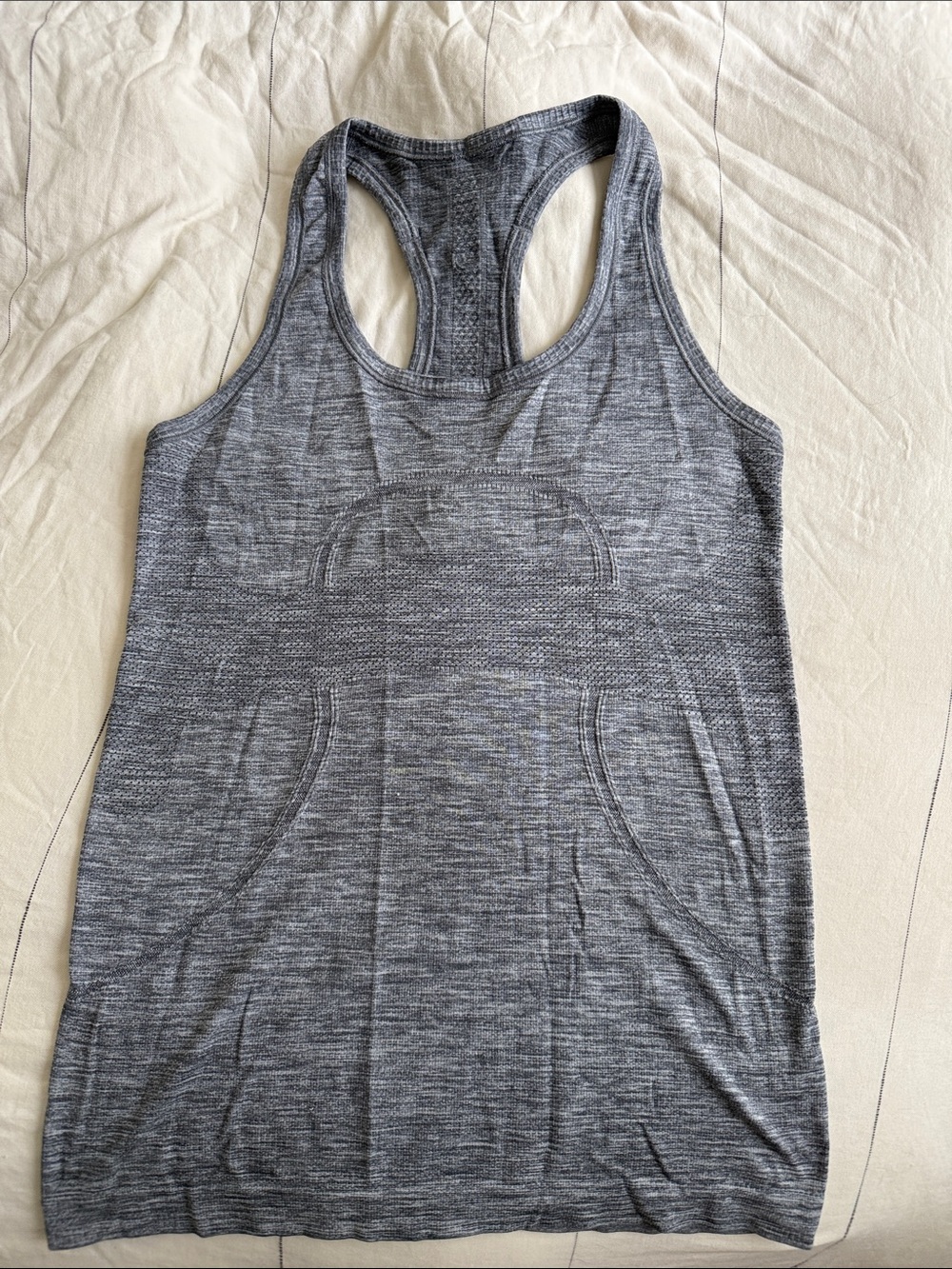 lululemon athletica Heathered Gray Racerback Tank